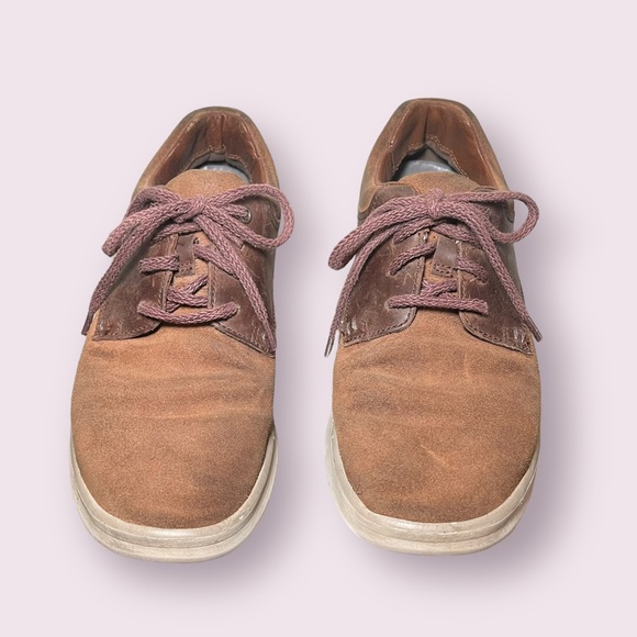 UGG Hepner Brown Suede Lace Up Saddle Oxford Shoe Mens Size 7 or Women’s 9 - Picture 5 of 11